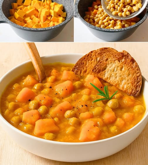 ZUPPA DI CECI E ZUCCA: PERFETTA PER L’AUTUNNO!