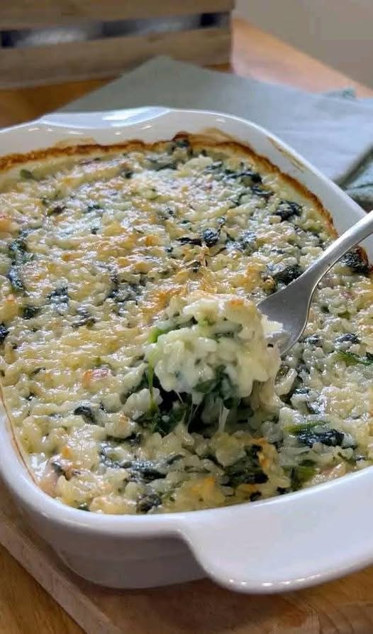 Riso al Forno agli Spinaci