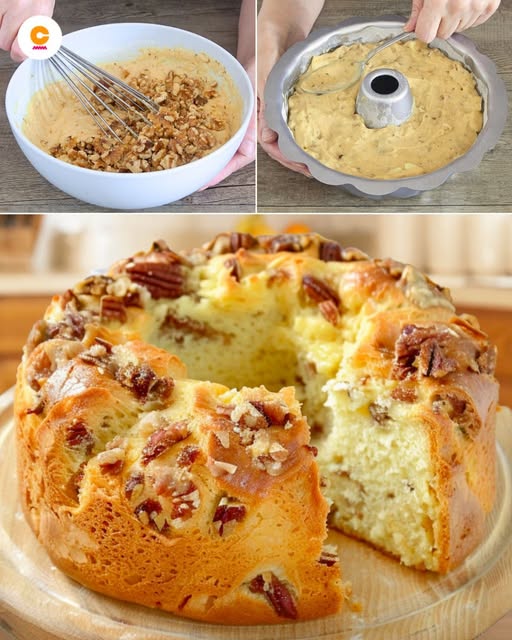 Ciambella formaggio e noci: la ricetta salata per un aperitivo goloso