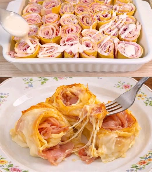 Girelle di Pasta al Forno