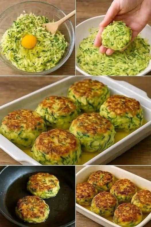Polpette di zucchine al forno