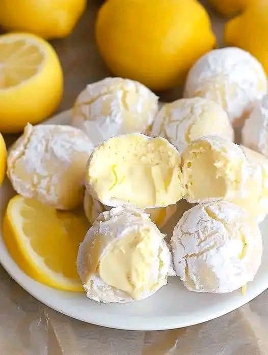 Tartufini al limone freschi facili e senza cottura