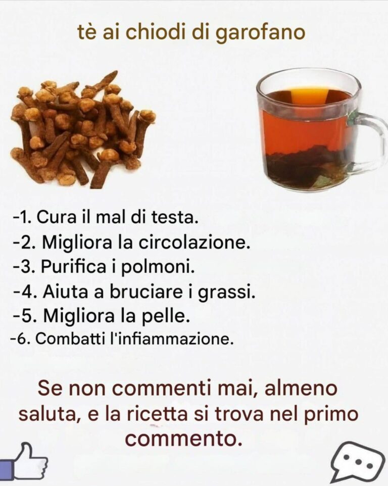Ricetta passo passo per il tè ai chiodi di garofano