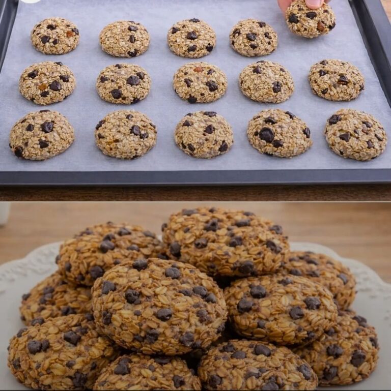 Biscotti avena e banana