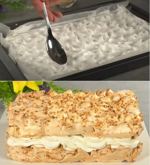 Torta in 5 minuti! La famosa torta norvegese che si scioglie in bocca! Semplicemente splendida! 😍