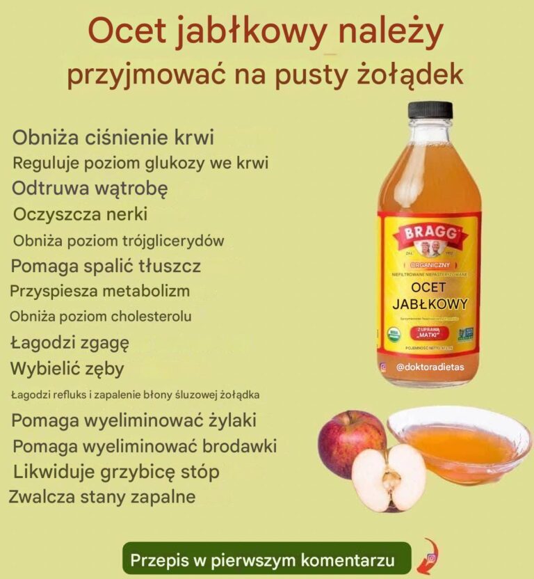 Poznaj liczne korzyści zdrowotne octu jabłkowego, zaskoczą Cię!