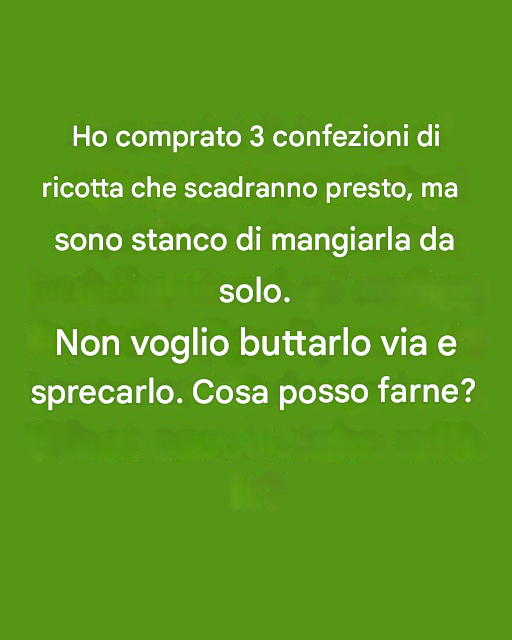 Capire la versatilità della ricotta