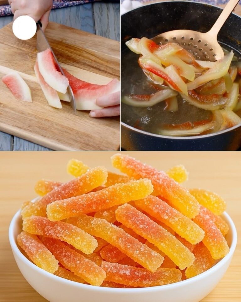 Chi avrebbe mai pensato che la scorza di anguria potesse essere trasformata in una delizia così irresistibile? Preparare le caramelle all'anguria è facilissimo, non riuscirete più a smettere!