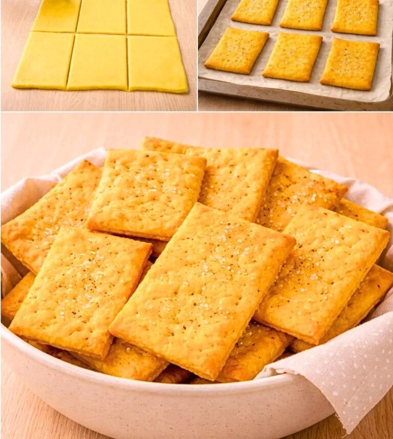 🟡 Crackers alla curcuma (croccanti, dorati e irresistibili 😍)