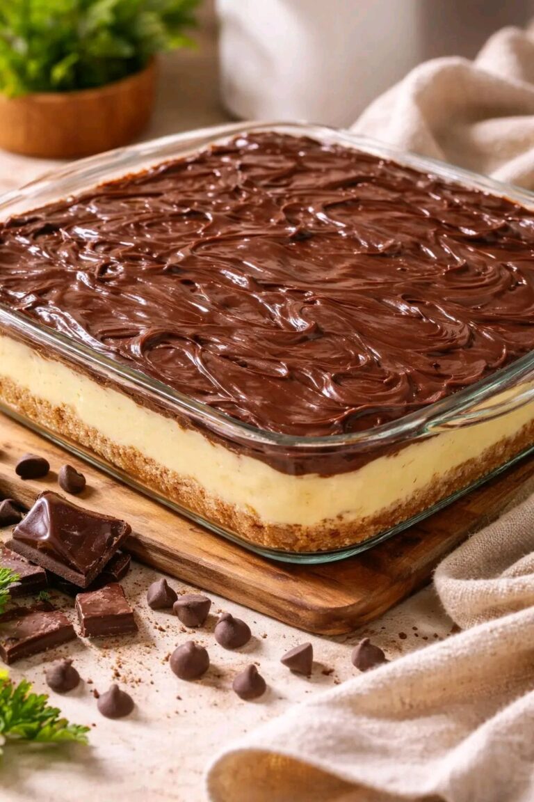 🍫 Cheesecake fredda al cioccolato (senza forno, super cremosa 😍)