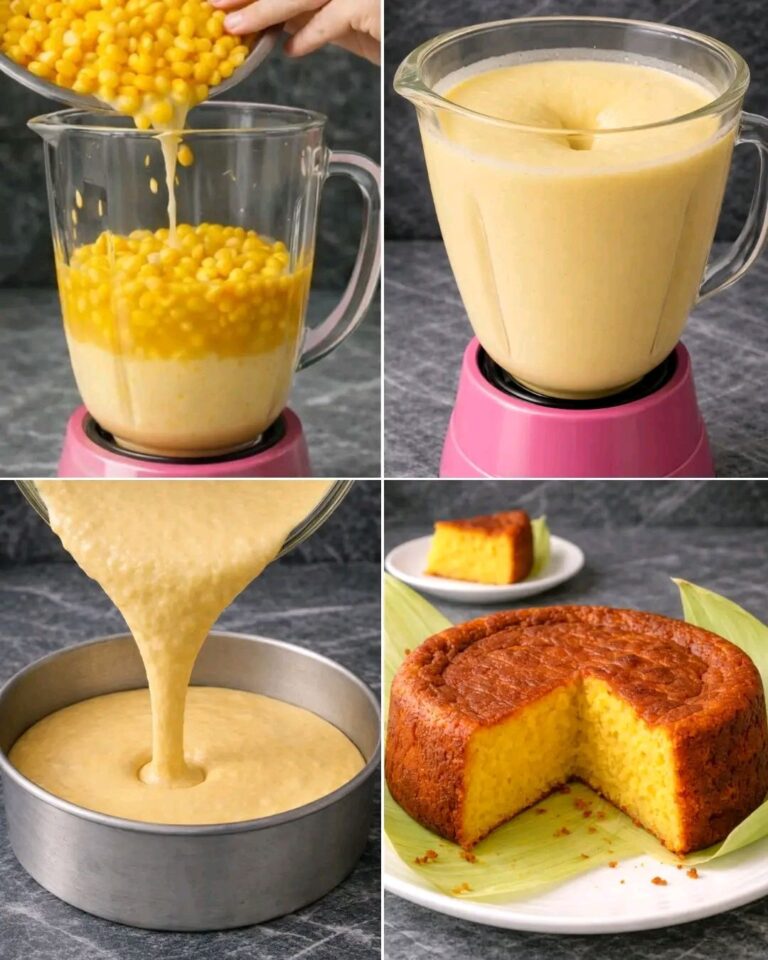 🌽 Torta di mais in frullatore: soffice, cremosa e facilissima 😍
