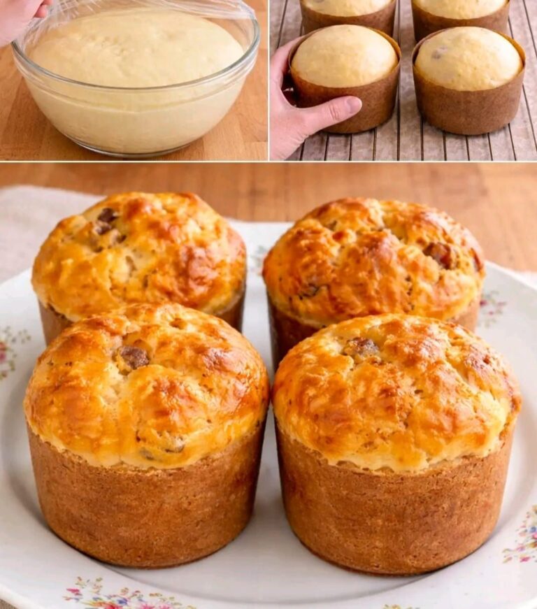 🧁 Panettoncini salati (soffici, ricchi e super filanti 😍)