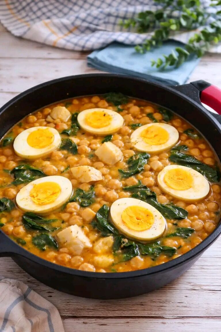 🥘 Potaje di ceci, spinaci e baccalà (ricetta tradizionale spagnola 🇪🇸)