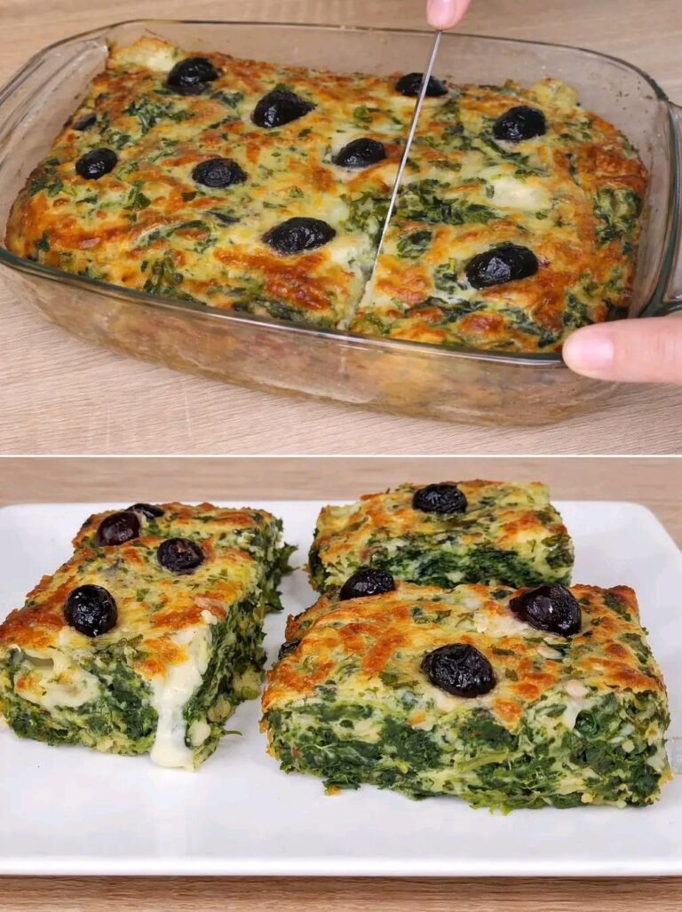 🥬 Sformato di spinaci al forno (leggero e proteico 😍)