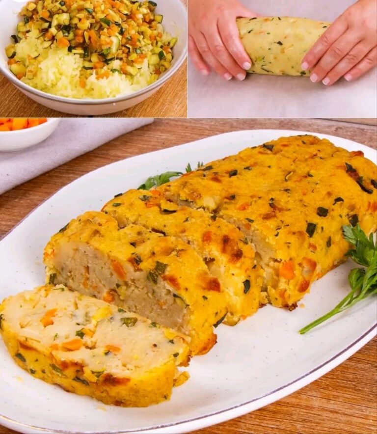 🥕🥔 Polpettone alle verdure (morbido, leggero e super gustoso 😍)