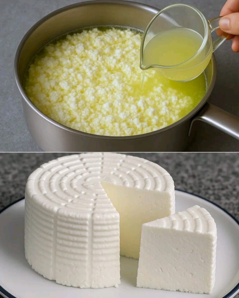 🧀 Formaggio fresco fatto in casa con 3 ingredienti: facile, naturale e buonissimo 😍
