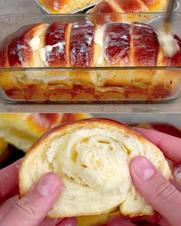 🥐 Pan Brioche Soffice alla Crema (effetto nuvola 😍)