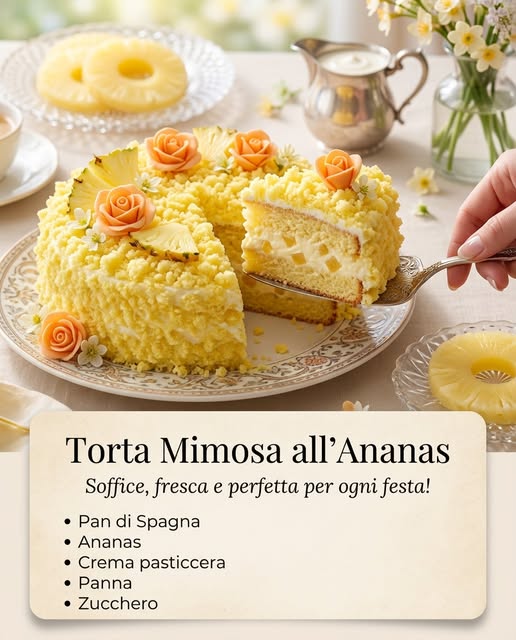 Torta Mimosa ai Frutti di Bosco