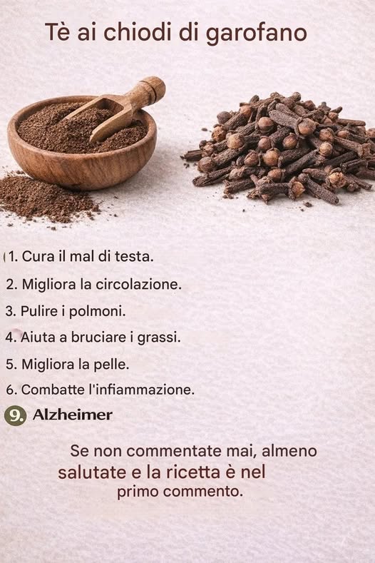 Tè ai chiodi di garofano