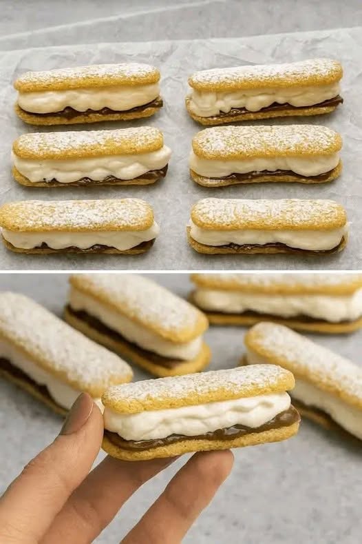 Dolcetti freddi con pavesini