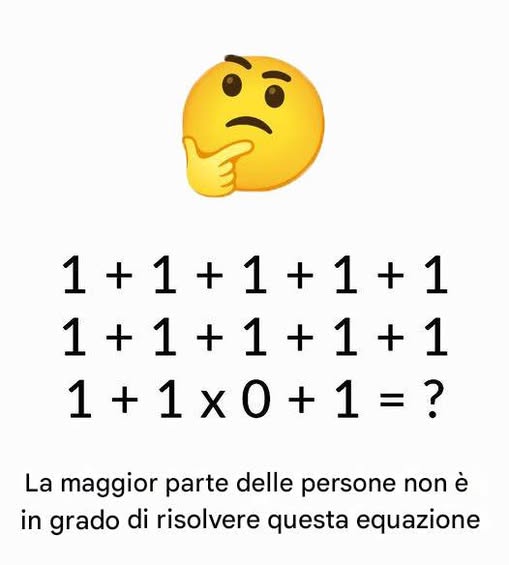 Riesci a risolvere questa equazione?