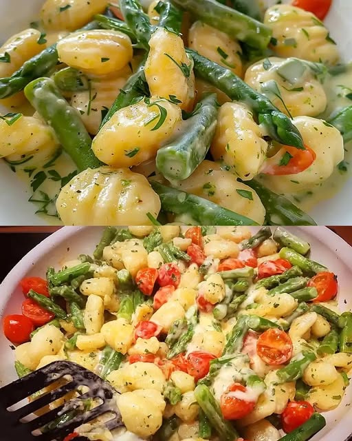 Gnocchi con asparagi verdi: una delizia primaverile