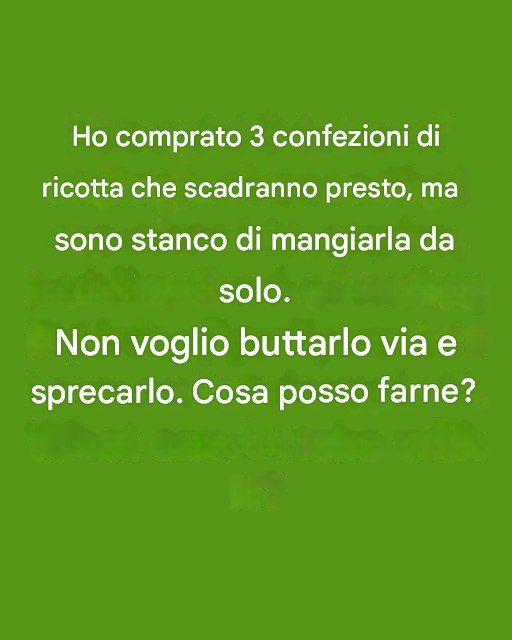 Capire la versatilità della ricotta