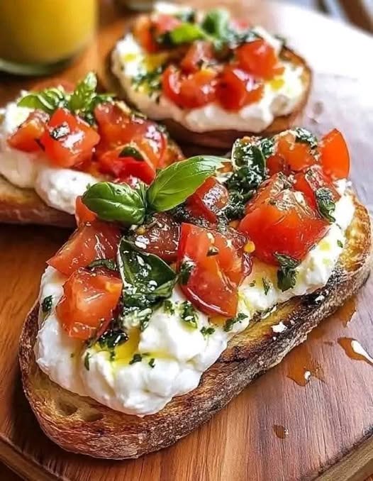 BRUSCHETTA BURRATA BUON APPETITO