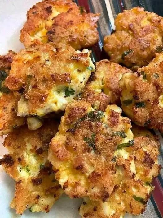 Frittelle di formaggio e pane anass