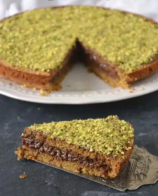 Torta al Pistacchio e Cioccolato