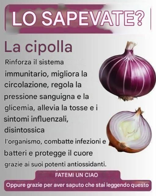 Le cipolle non sono solo un ingrediente fondamentale in cucina,