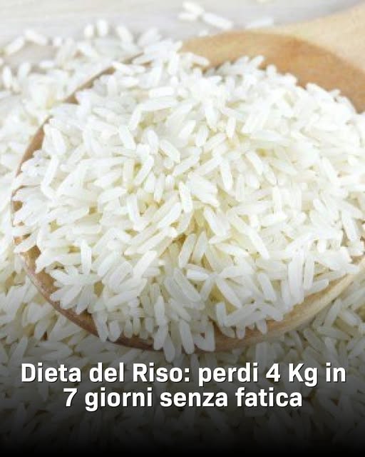 Dieta del Riso: perdi 4 Kg in 7 giorni senza fatica