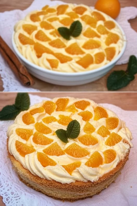 Un dolce rinfrescante e cremoso al gusto di arancia!