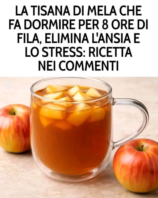 La Tisana Magica alla Mela per un Sonno Profondo di 8 Ore e Zero Stress