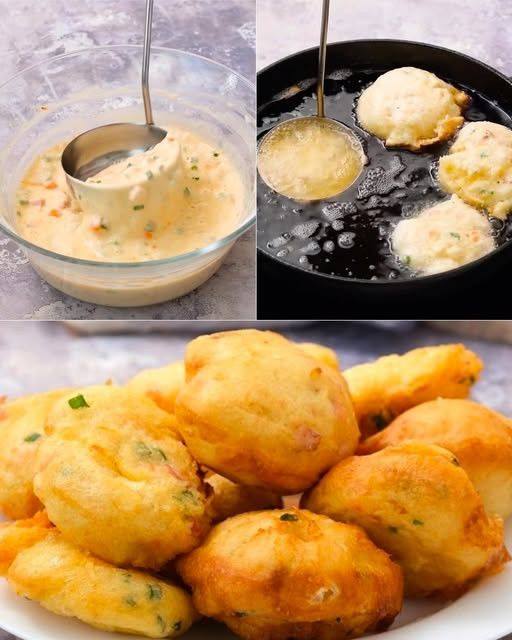 Nuvole di frittelle: soffici e saporite come non le avete mai preparate!