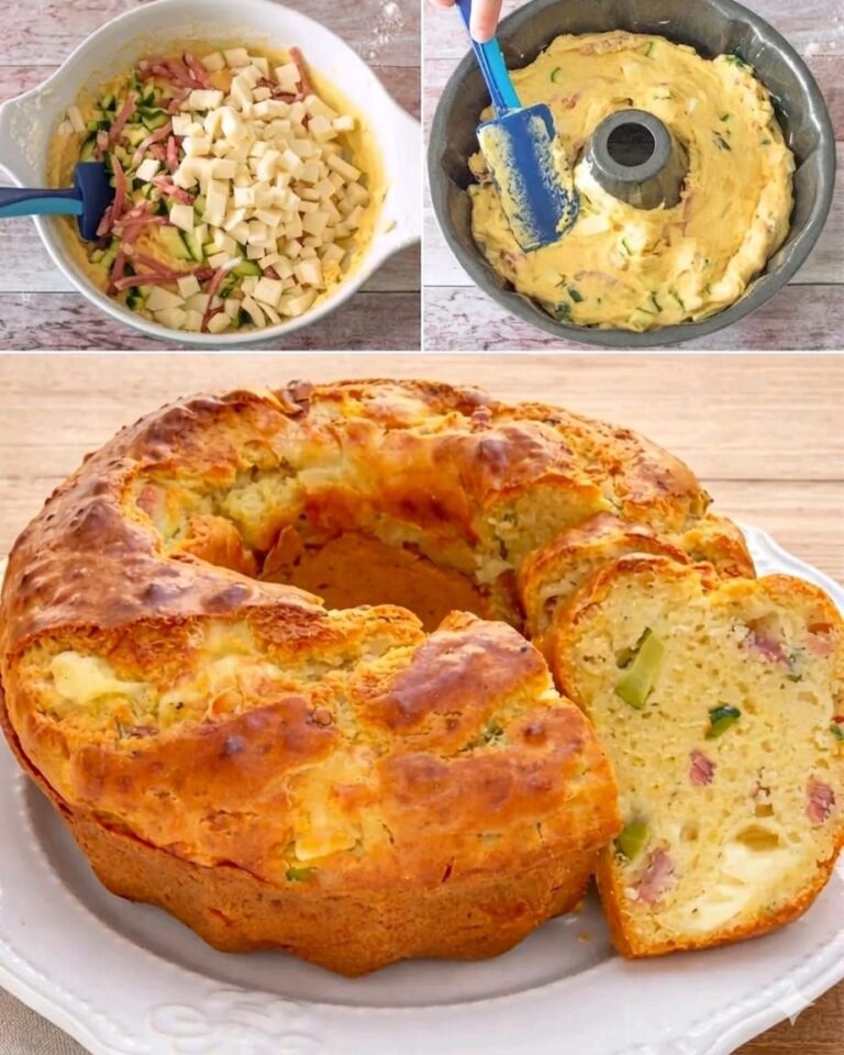 🧀 Ciambella salata yogurt, speck e provola (soffice e filante 😍)