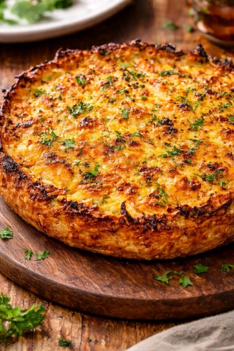 🥔 Torta salata di patate filante: croccante fuori e morbida dentro 😍