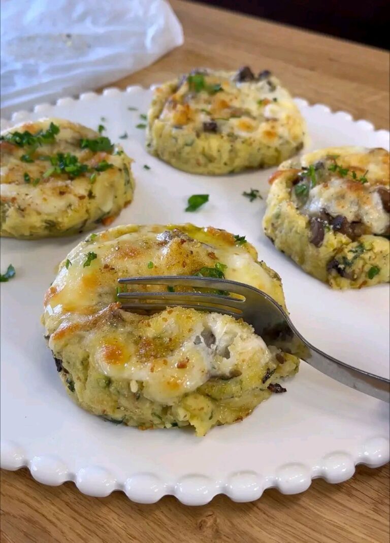 🥔🍄 Tortine di patate e funghi (filanti e super cremose 😍)