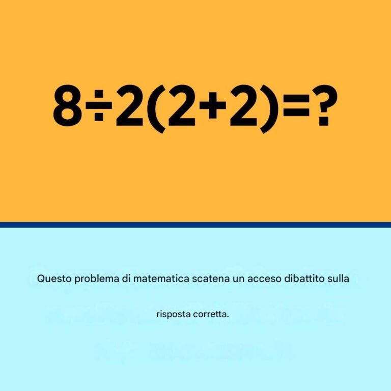 Un problema matematico suggerisce un ragionamento comune che differisce significativamente dalla soluzione.