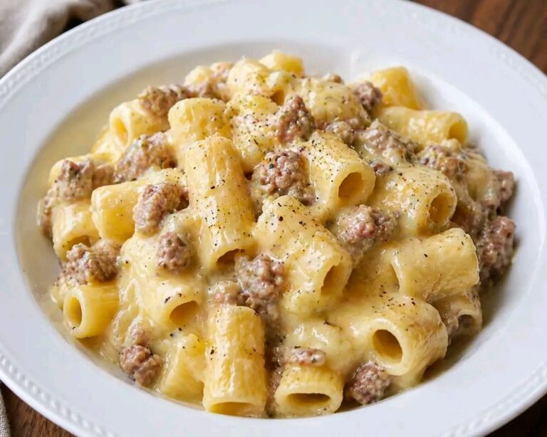 🍝🥔 Pasta con crema di patate e salsiccia' (cremosa, avvolgente e irresistibile)