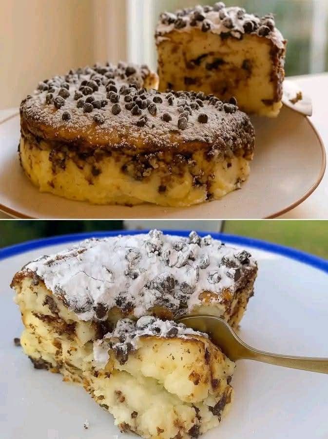 ☁️🍫 Torta nuvola ricotta e gocce di cioccolato (senza farina e senza glutine)