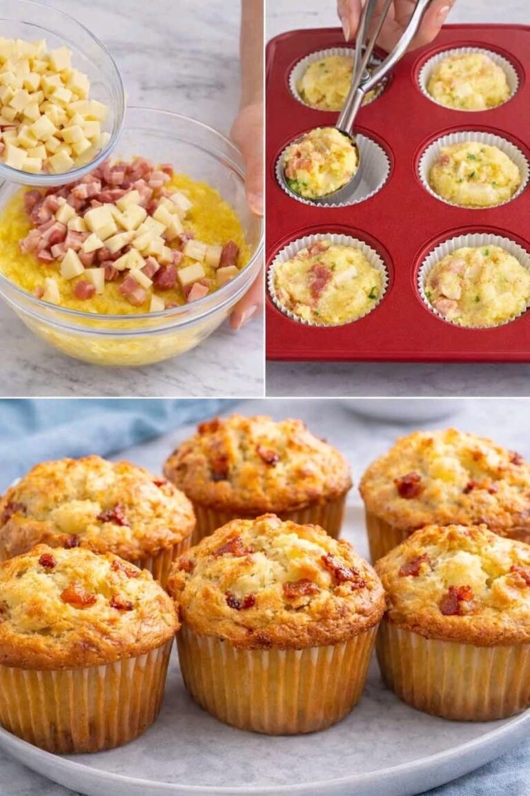 🧁🧀 Muffin Salati Prosciutto e Formaggio