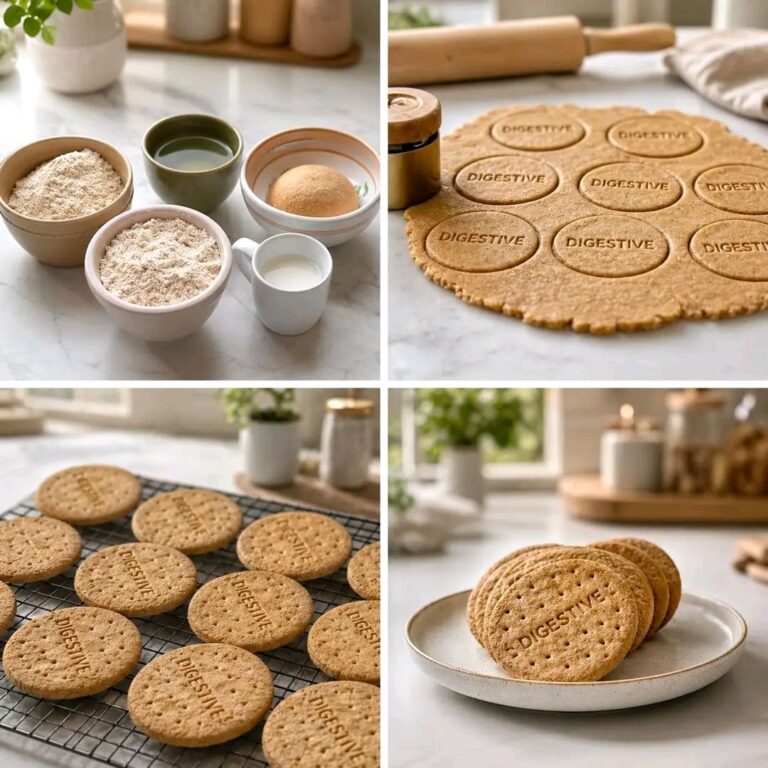 Biscotti Digestive fatti in casa (croccanti, rustici e perfetti per colazione)