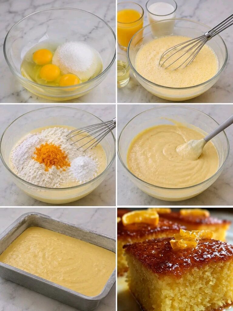🍊🍰 Torta all’Arancia della Nonna: Soffice, Profumata e Super Morbida 😍