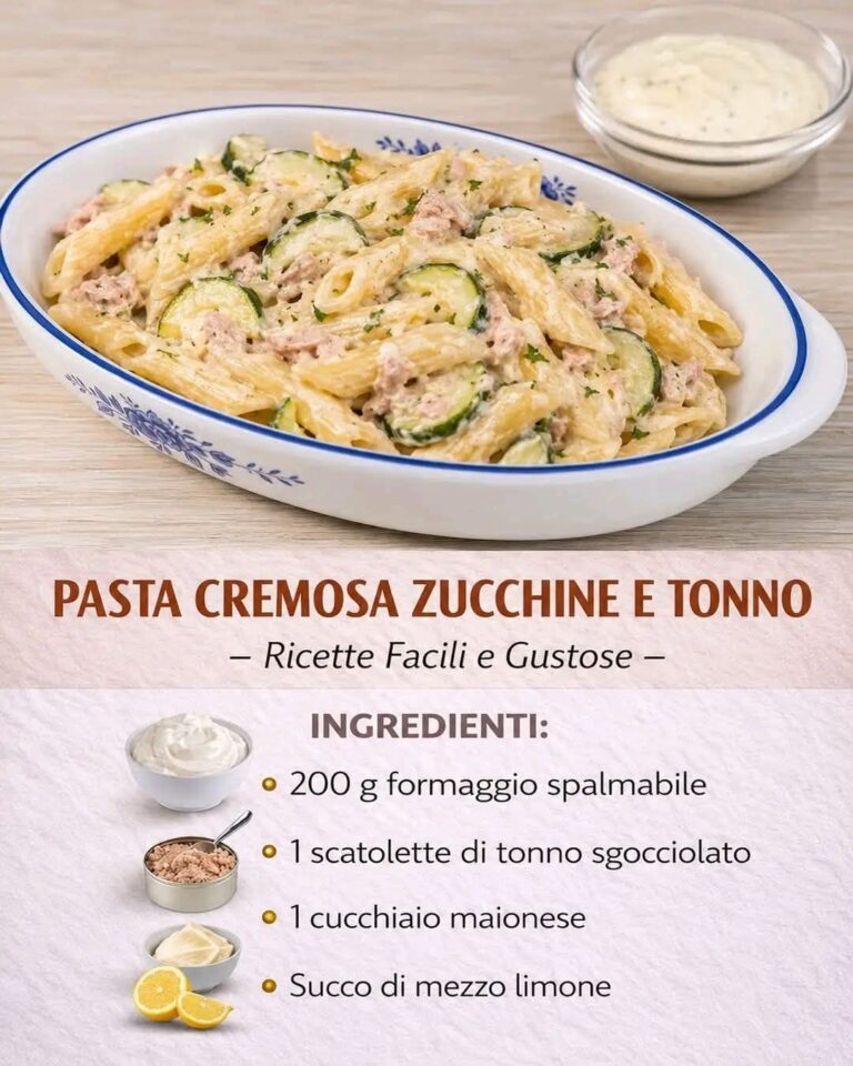 𝐏𝐀𝐒𝐓𝐀 𝐂𝐑𝐄𝐌𝐎𝐒𝐀 𝐙𝐔𝐂𝐂𝐇𝐈𝐍𝐄 𝐄 𝐓𝐎𝐍𝐍𝐎 🍝🥒✨