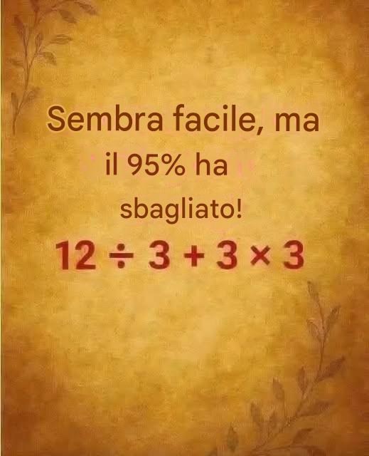 Il 90% della popolazione mondiale non è in grado di risolvere questo problema!!!!