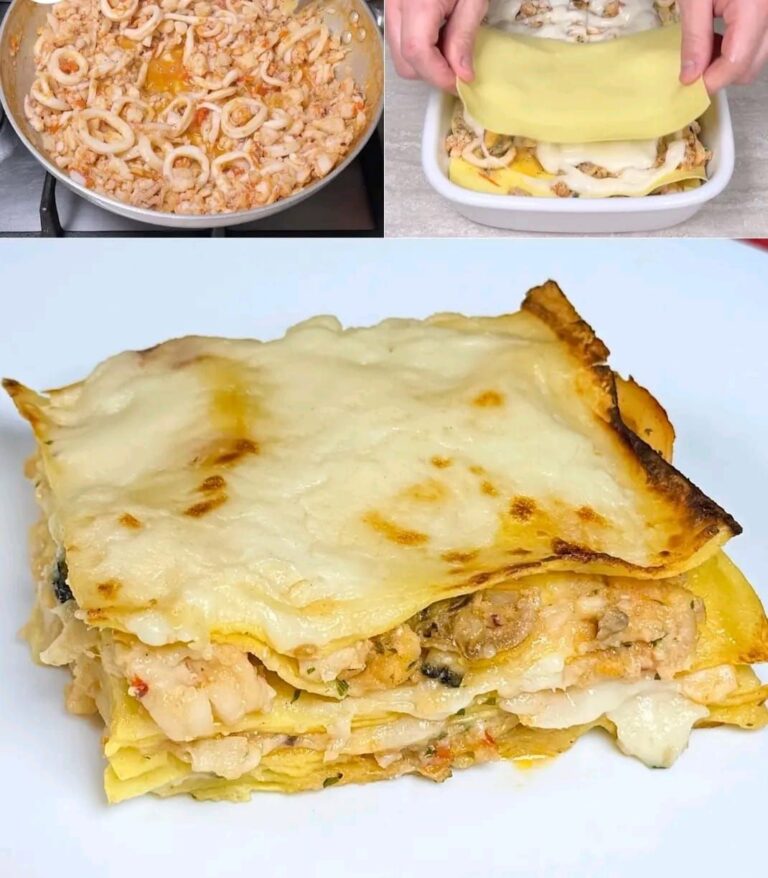 🐟🍝 Lasagne di pesce cremose (ricetta elegante per le feste)