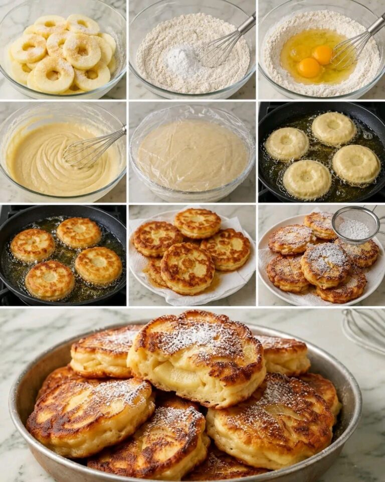 🍎✨ FRITTELLE DI MELE IN PADELLA: SOFFICI, DORATE E IRRESISTIBILI