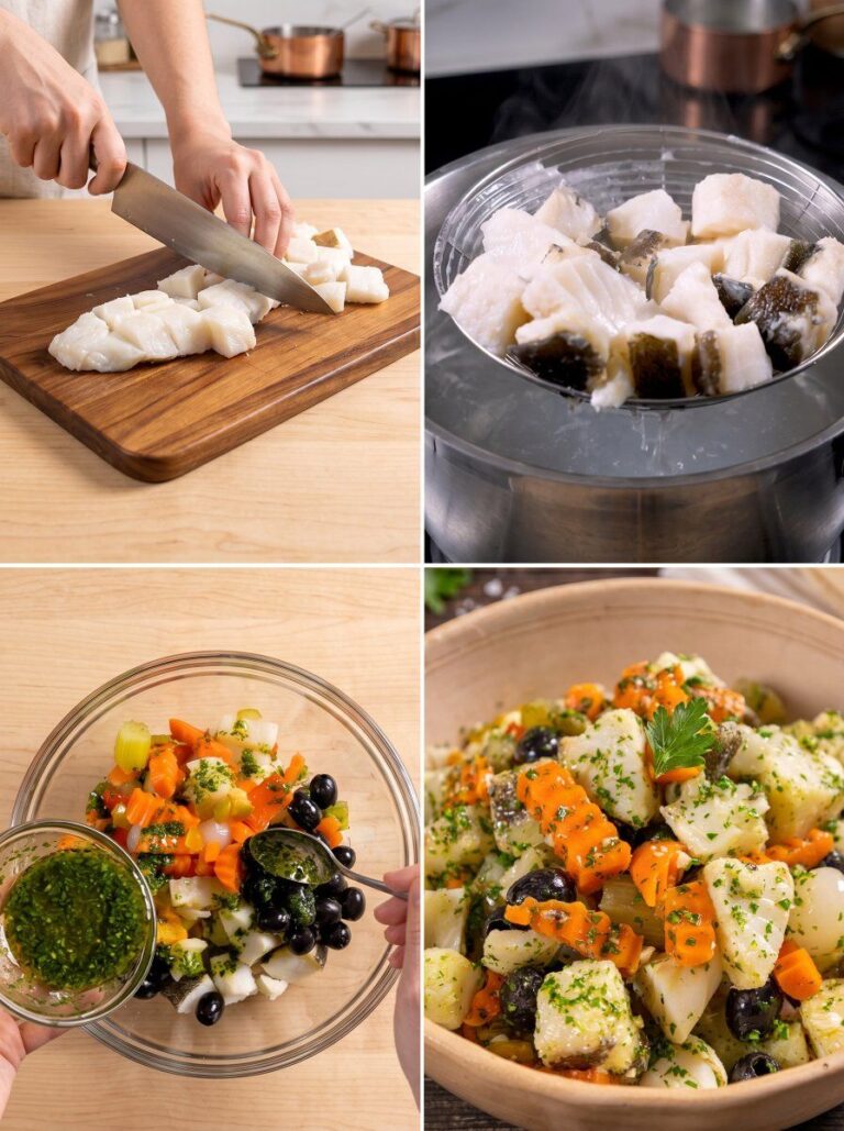🐟🥗 Insalata di Baccalà: Ricetta Fresca, Leggera e Super Saporita ✨