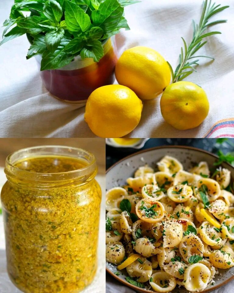 Pesto di limoni fresco e cremoso (ricetta veloce senza cottura)